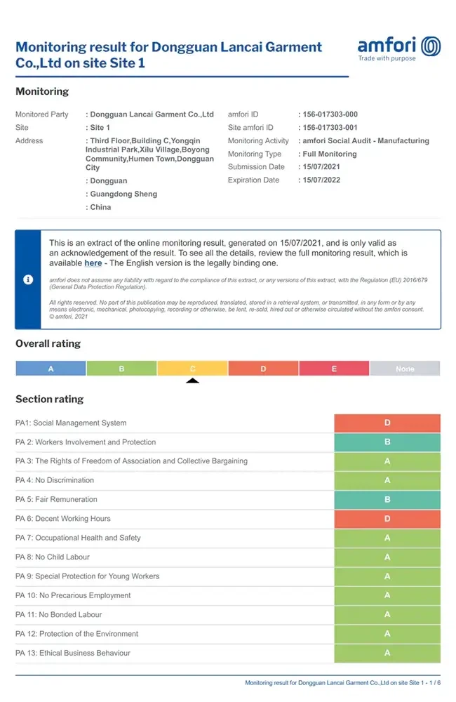 BsciofLancaiGarmentManufacturer-LP BsciofLancaiGarmentManufacturer-LP